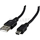 Schwaiger USB 2.0 Typ-A Stecker -> USB Mini Typ-B Stecker 1m schwarz