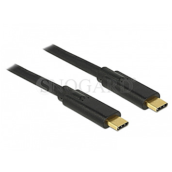 DeLOCK 83868 USB 2.0 Typ-C Stecker -> USB Typ-C Stecker 4m schwarz