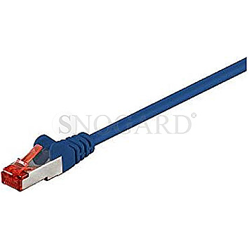 Goobay 68270 CAT6 Patchkabel S/FTP (PiMF) 5m blau