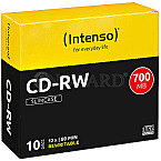 Intenso CD-RW 80min/700MB 12x 10er Slimcase