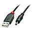 Lindy 70266 Adapter USB 2.0 Typ-A Stecker / DC Stecker 3.5/1.35mm 1.5m schwarz