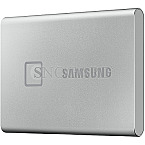 2TB Samsung Portable SSD T7 Touch USB-C 3.2 Silver