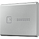 2TB Samsung Portable SSD T7 Touch USB-C 3.2 Silver