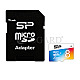 8GB Silicon Power Elite R85/W15 microSDHC UHS-I U1 Class 10 Kit