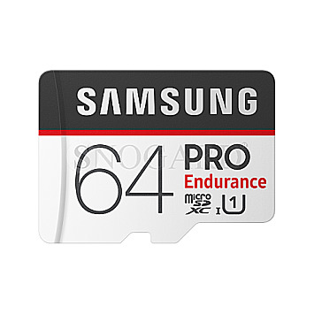 64GB Samsung PRO Endurance R100/W30 microSDXC UHS-I U1 Class 10 Kit