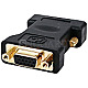 HQ HQCC-ADAP021 DVI-I Stecker / VGA 15pol. D-Sub Buchse Adapter schwarz