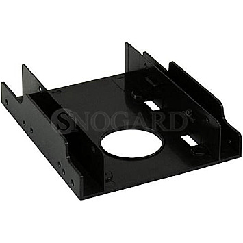 LC-Power LC-ADA-35-225 2x 2.5" in 3.5" Festplatten Einbaurahmen schwarz