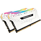 32GB Corsair CMW32GX4M2E3200C16W Vengeance RGB PRO DDR4-3200 Kit white