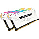 32GB Corsair CMW32GX4M2E3200C16W Vengeance RGB PRO DDR4-3200 Kit white