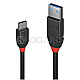 Lindy 36916 USB 3.1 USB Type-C Stecker ->USB Type-A Stecker 1m schwarz