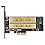 DeLOCK 89630 PCIe 3.0 x4 Card -> 2x M.2 NVMe/SATA Low Profile