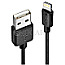 Lindy 31320 Lade-Sync-Kabel USB Typ-A / Lightning 1m schwarz