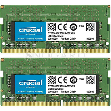 16GB Crucial CT2K8G4SFRA266 SingleRank K2 Kit SO-DIMM DDR4-2666 Kit
