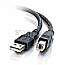Cables To Go 81568 USB 2.0 Typ-A/ USB 2.0 Typ-B 5m schwarz
