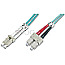 Digitus DK-2532-02/3 LWL Duplex Kabel, OM3, 2x LC Stecker/2x SC Stecker 2m