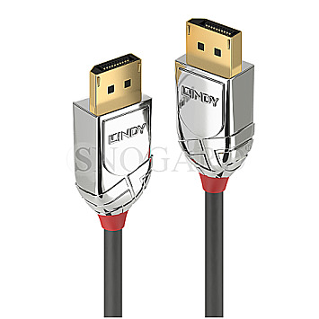 Lindy 36302 Cromo DisplayPort 1.4 Kabel UHD 4K 2m grau