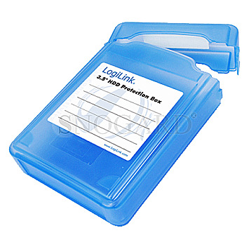 LogiLink UA0133 Festplatten Schutz-Box 3.5" blau