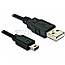 DeLOCK 82396 USB 2.0 Typ-A -> USB 2.0 Mini B 5polig 70cm schwarz