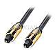 Lindy 37887 Gold TosLink Optical SPDIF Kabel 15m schwarz