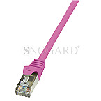 LogiLink CP2069S EconLine Patchkabel F/UTP CAT6A 3m pink