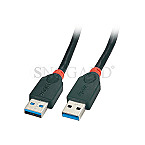Lindy 41820 USB 3.0 USB Typ-A Stecker -> USB Typ-A Stecker 50cm schwarz
