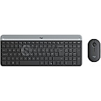 Logitech MK470 Slim Wireless Keyboard and Mouse Combo grau