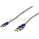 HQ SC-014-1.8 Standard Mini USB 5pin / USB 2.0 Typ-A Kabel 1.8m grau