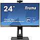 60.5cm (23.8") Iiyama ProLite XUB2490HSUC-B1 IPS Full-HD WebCam Pivot