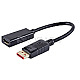 Brackton Adapter Display Port 1.4 Stecker auf HDMI 2.0 Buchse 15cm schwarz