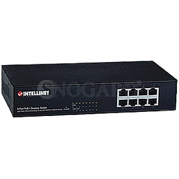 Intellinet 560764 8-Port Fast Ethernet PoE+ Switch