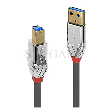 Lindy 36662 Cromo Line USB 3.0 Typ A/USB 3.0 Typ-B 2m grau