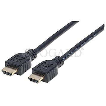 Manhattan 353922 High-Speed HDMI w/Ethernet Kabel 4K 1m schwarz