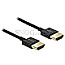 DeLOCK 84771 Premium Slim HDMI A Stecker > A Stecker 4K w/ Ethernet 1m