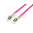 Equip 256515 LWL Patchkabel LC->LC 7.5m Multimode Duplex OM4 LSZH pink