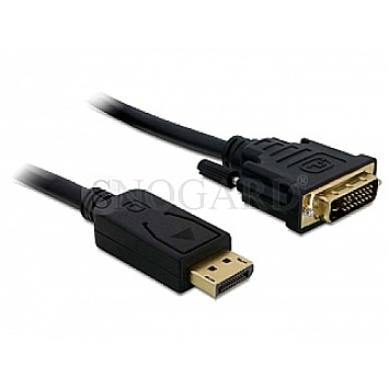 DeLOCK 82590 Displayport -> DVI 24+1 1m schwarz