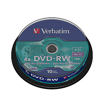 Verbatim 43552 DVD-RW 4.7GB 4x 10er Spindel