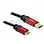 DELOCK 82760 USB 3.0 Typ-A > USB Micro-B 1m schwarz/rot