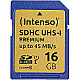16GB Intenso Premium R45 SDHC UHS-I U1 Class 10