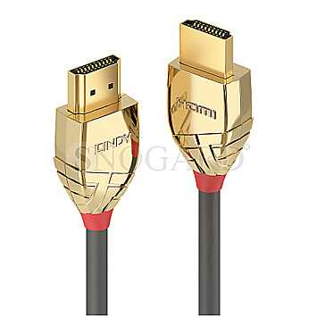 Lindy 37861 High-Speed HDMI 4K Gold Line 1m grau