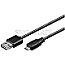 Goobay 66021 Easy USB 2.0 / Micro.USB Sync- und Ladekabel 1m schwarz