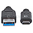 Manhattan 353373 USB 3.1 Typ-C Stecker -> USB 3.1 Typ-A Stecker 1m schwarz