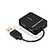 Conceptronic C4PUSB2 Travel 4-Port USB 2.0 Hub schwarz