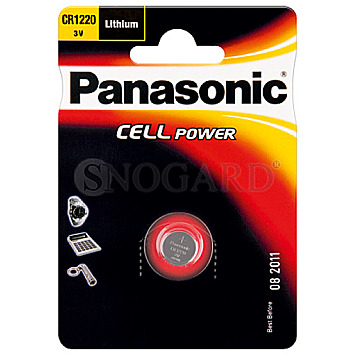 Panasonic CR1220 Lithium Knopfzelle 3V 35mAh silber