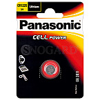 Panasonic CR1220 Lithium Knopfzelle 3V 35mAh silber