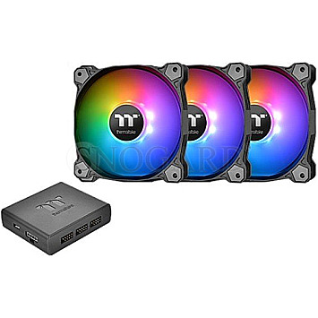 Thermaltake Pure Plus 14 LED RGB 140mm LED Steuerung 3er-Pack