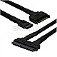 Nanoxia NXSKKGE SATA Combo Kabel 45cm gerade schwarz
