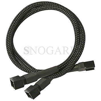 Nanoxia NX3PY60 3pin Molex Y-Kabel 60cm schwarz