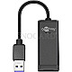 Goobay 39038 USB 3.0 RJ45 Gibabit Ethernet Adapter schwarz