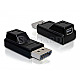 DeLOCK 65237 Displayport 1.2 Stecker -> Displayport Mini Buchse Adapter schwarz