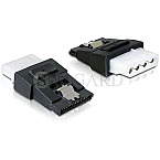 DeLOCK 65046 SATA 15pin Buchse -> 4pin Molex Buchse Adapter schwarz